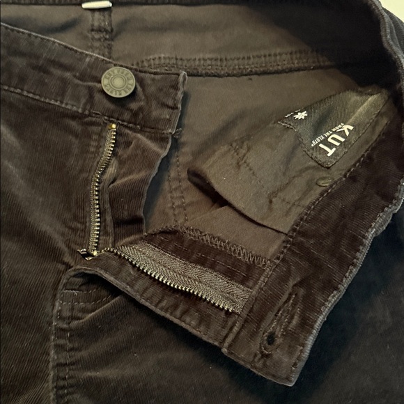 Kut From The Kloth Women's Black Karen Baby Bootcut Corduroy Jeans Size 8 - Picture 8 of 13